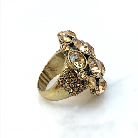 Jewelry - Topaz Rhinestone Cocktail Ring Jewelry - Topaz Rhinestone Cocktail Ring